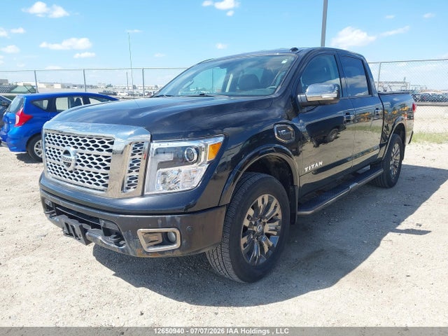 12650940 :رقم المزاد ، 1N6AA1E53HN529112 vin ، 2017 Nissan Titan Sv/sl/pro-4x/plat Res مزاد بيع