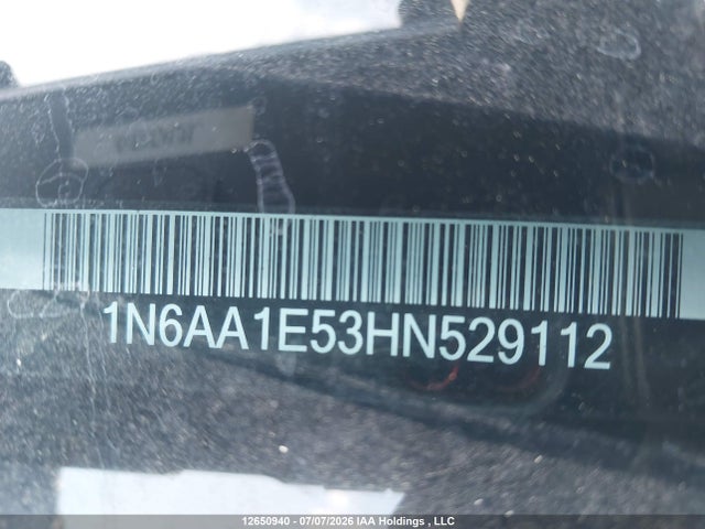 1N6AA1E53HN529112 Nissan Titan Sv/sl/pro-4x/plat Res