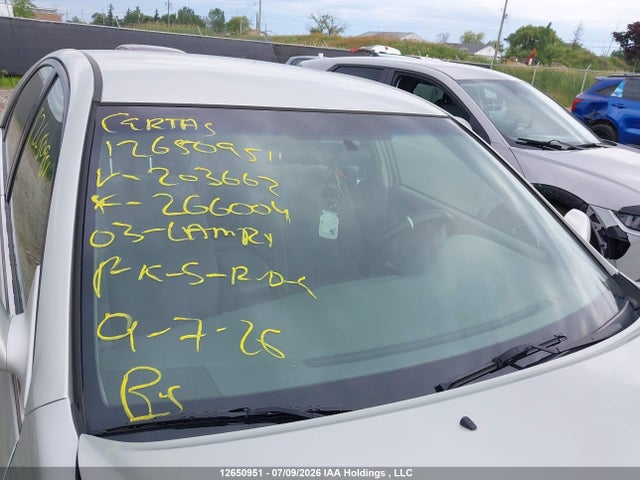 Продажа на аукционе авто 2003 Toyota Camry Le/xle, vin: JTDBE32K930203662, номер лота: 12650951