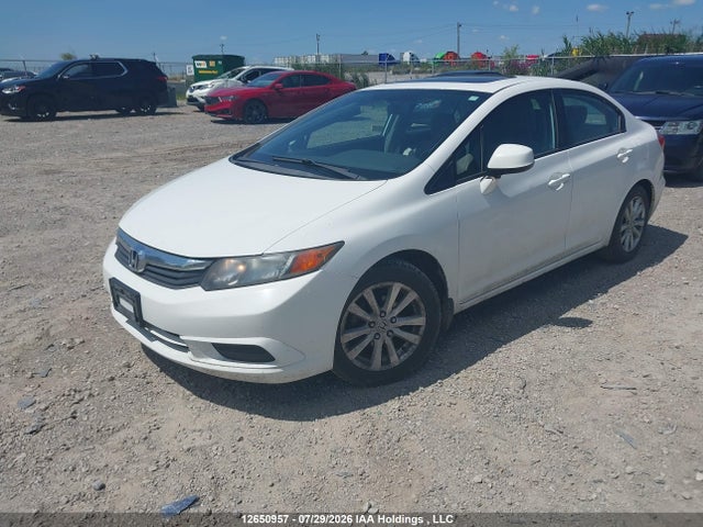 2012 Honda Civic Ex 4dr მანქანა იყიდება აუქციონზე, vin: 2HGFB2F59CH037827, აუქციონის ნომერი: 12650957