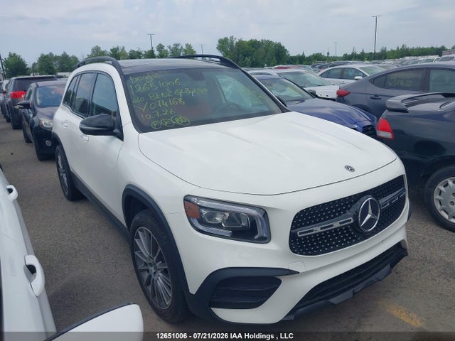 2020 Mercedes-benz Glb 250 4matic მანქანა იყიდება აუქციონზე, vin: W1N4M4HB3LW074168, აუქციონის ნომერი: 12651006