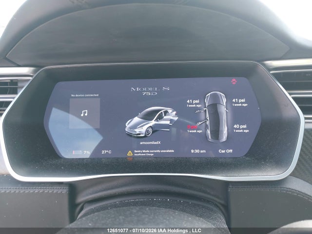Auction sale of the 2017 Tesla Model S 100d/60d/75d/90d/p100d, vin: 5YJSA1E23HF231722, lot number: 12651077