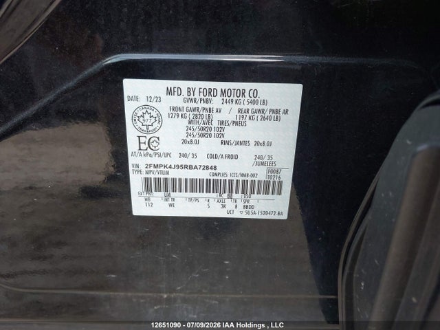 Ford Edge St Line 2024 2FMPK4J95RBA72848 Image 19