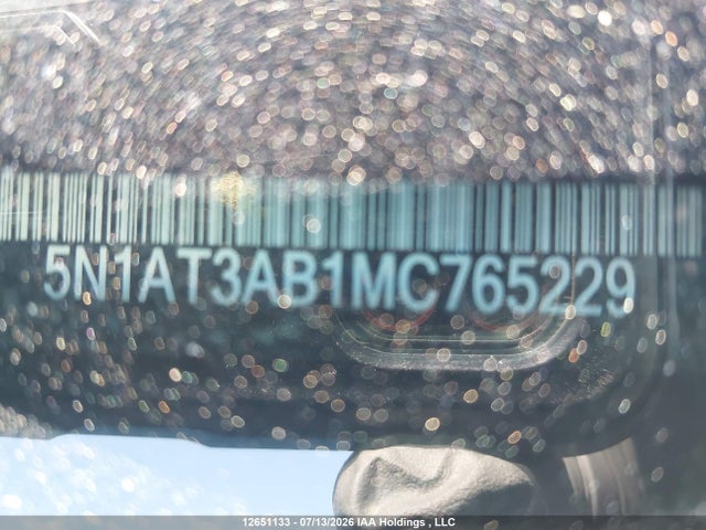 5N1AT3AB1MC765229 Nissan ROGUE S