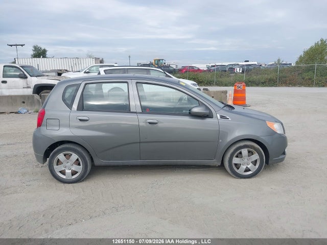 2009 Chevrolet Aveo Lt მანქანა იყიდება აუქციონზე, vin: 3G1TX65EX9L127217, აუქციონის ნომერი: 12651150