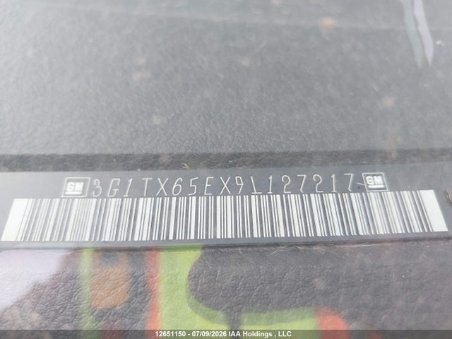2009 Chevrolet Aveo Lt მანქანა იყიდება აუქციონზე, vin: 3G1TX65EX9L127217, აუქციონის ნომერი: 12651150
