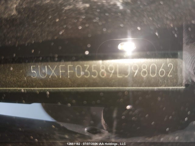 Продаж на аукціоні авто 2009 Bmw X5 Xdrive35d, vin: 5UXFF03589LJ98062, номер лоту: 12651182