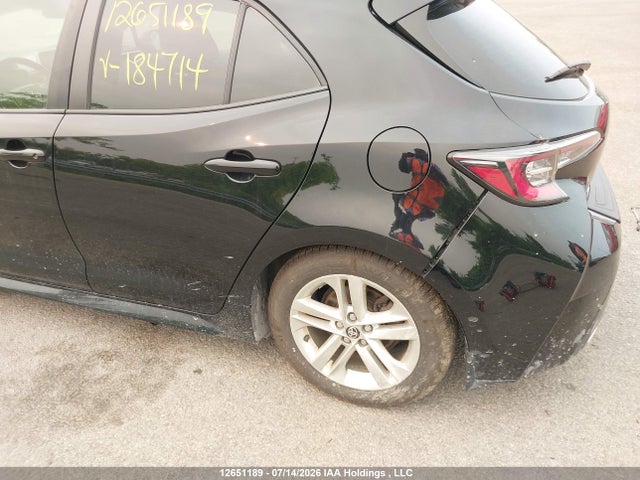 12651189 :رقم المزاد ، JTNK4MBE4N3184714 vin ، 2022 Toyota Corolla Se مزاد بيع