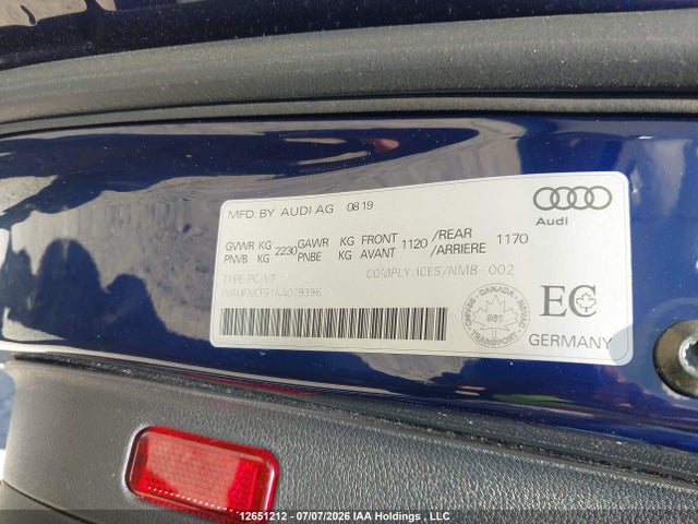 Audi A5 45 Technik 2019 WAUFNCF51KA079396 Image 9