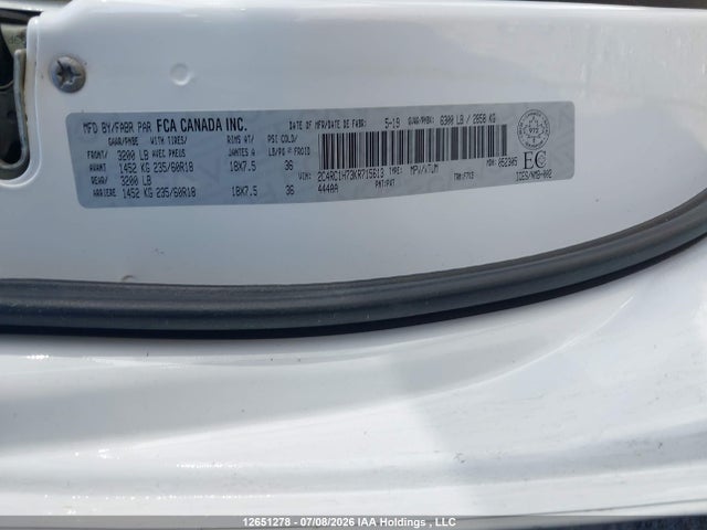 Chrysler Pacifica 2019 2C4RC1H73KR715613 Image 9
