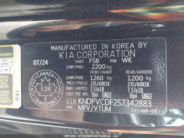 KIA Sportage 2025 KNDPVCDF2S7342883 Image 9