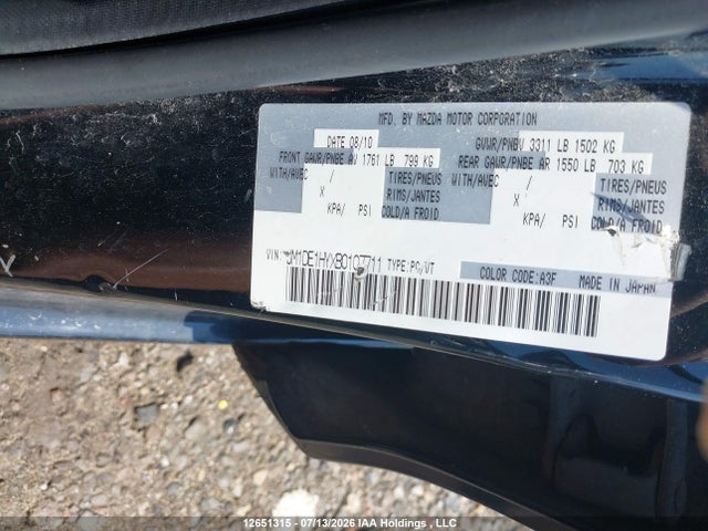 Продаж на аукціоні авто 2011 Mazda 2, vin: JM1DE1HYXB0107711, номер лоту: 12651315