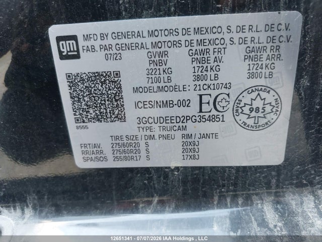 Chevrolet Silverado 1500 2023 3GCUDEED2PG354851 Image 19