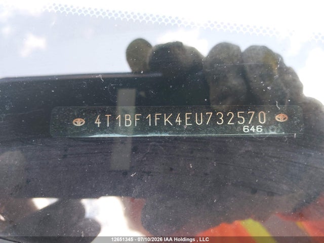 12651345 :رقم المزاد ، 4T1BF1FK4EU732570 vin ، 2014 Toyota Camry مزاد بيع