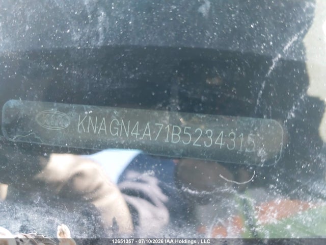 Auction sale of the 2011 Kia Optima, vin: KNAGN4A71B5234315, lot number: 12651357