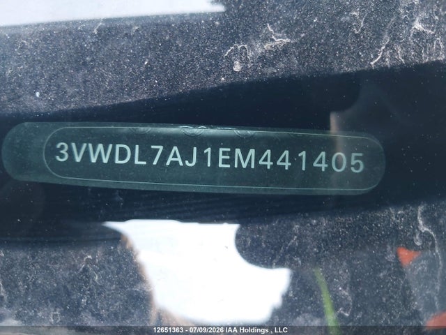Продаж на аукціоні авто 2014 Volkswagen Jetta, vin: 3VWDL7AJ1EM441405, номер лоту: 12651363