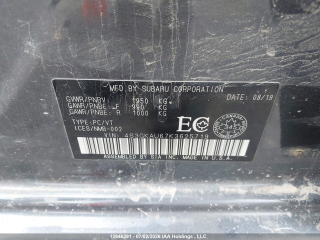Subaru Impreza Sport-tech 2019 4S3GKAU67K3625719 Image 9