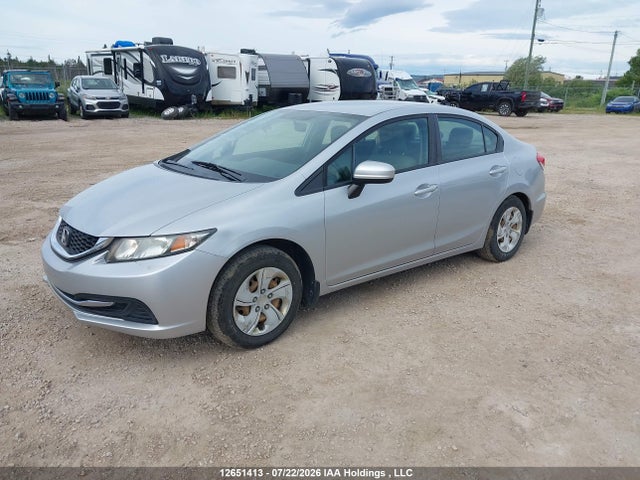 Honda Civic Lx 2014 2HGFB2F48EH039420 Image 2