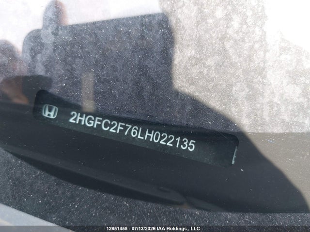 Honda CIVIC EX 2020 2HGFC2F76LH022135 Image 19
