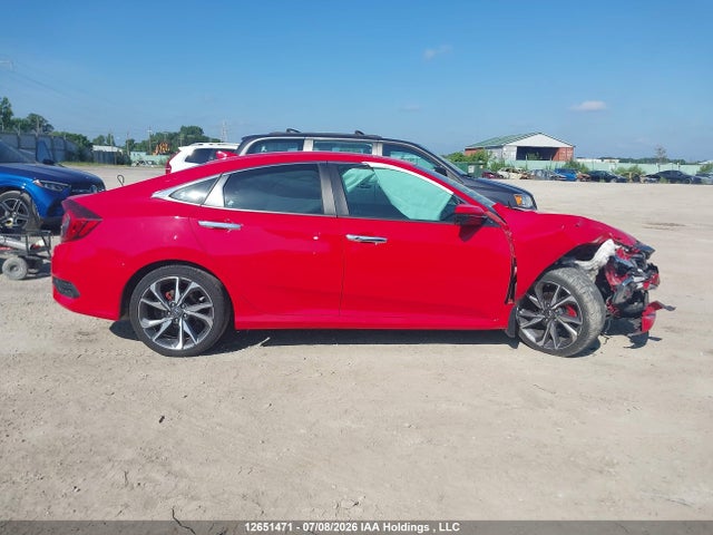 Honda Civic Touring 2019 2HGFC1F91KH103084 Image 12