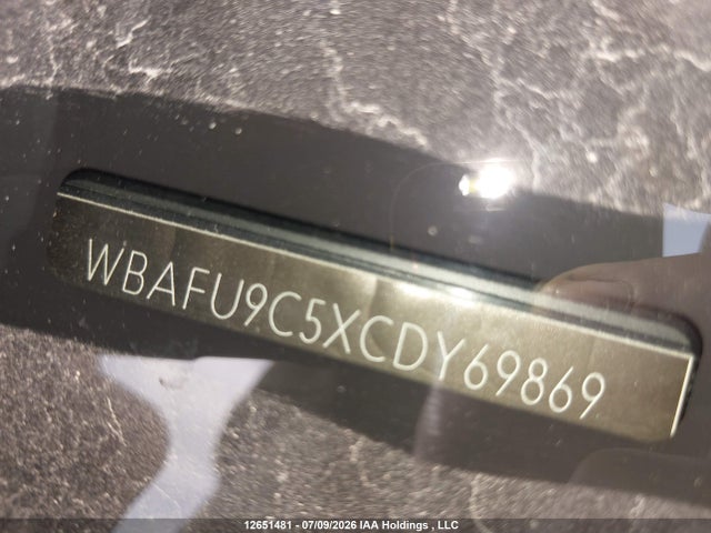 12651481 :رقم المزاد ، WBAFU9C5XCDY69869 vin ، 2012 Bmw 550i Xdrive مزاد بيع