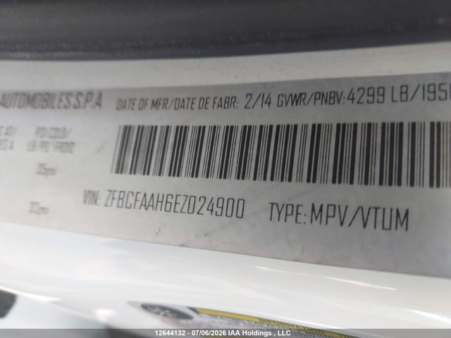 Fiat 500L POP 2014 ZFBCFAAH6EZ024900 Image 9