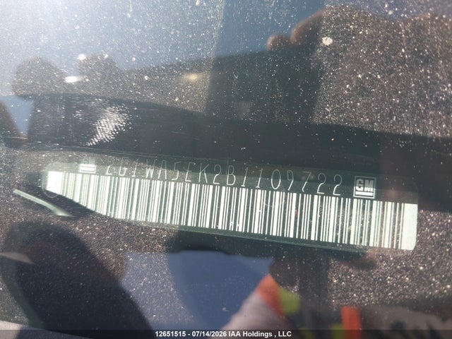 2011 Chevrolet Impala მანქანა იყიდება აუქციონზე, vin: 2G1WA5EK2B1109722, აუქციონის ნომერი: 12651515