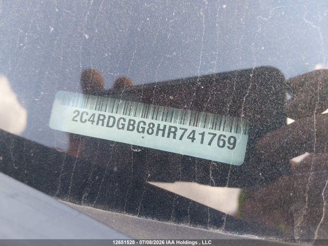 Aukcja sprzedaży 2017 Dodge Grand Caravan Se, vin: 2C4RDGBG8HR741769, numer aukcji: 12651528