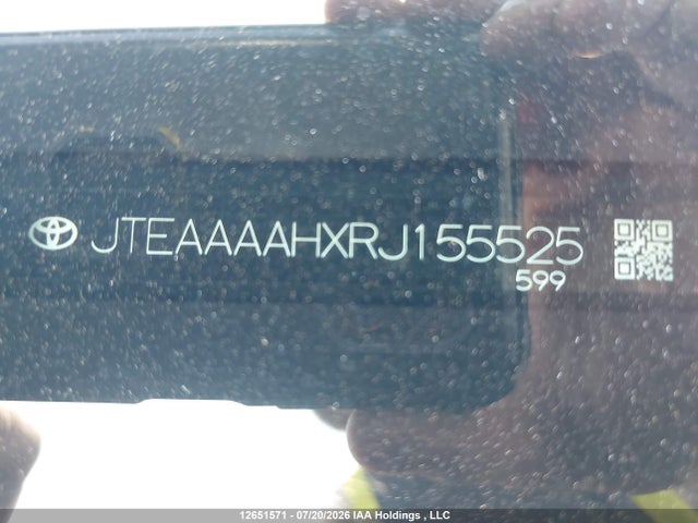 Aukcja sprzedaży 2024 Toyota Venza Le/xle/limited/night Shade, vin: JTEAAAAHXRJ155525, numer aukcji: 12651571