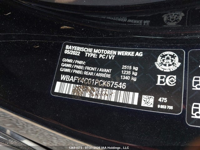 BMW M850XI 2023 WBAFY4C01PCK67546 Image 9
