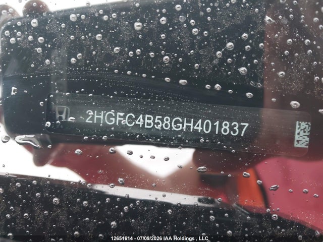 Honda Civic Lx 2016 2HGFC4B58GH401837 Image 19