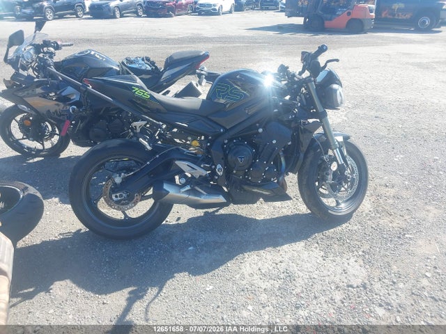 12651658 :رقم المزاد ، SMTA614K7STCF1832 vin ، 2025 Triumph Motorcycle Street Triple 765 Rs مزاد بيع
