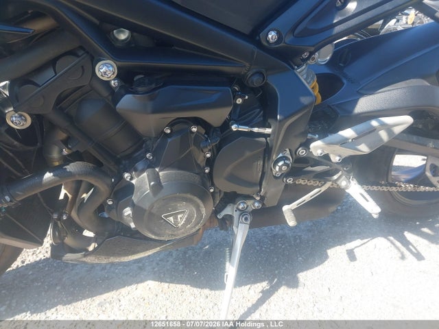 12651658 :رقم المزاد ، SMTA614K7STCF1832 vin ، 2025 Triumph Motorcycle Street Triple 765 Rs مزاد بيع