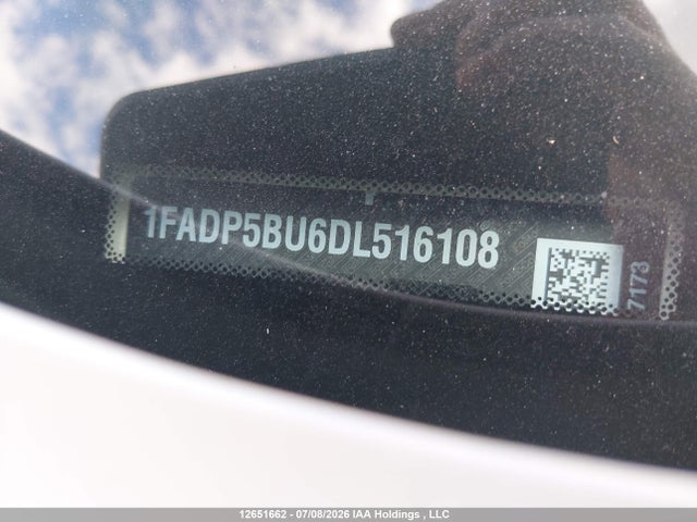12651662 :رقم المزاد ، 1FADP5BU6DL516108 vin ، 2013 Ford C-max Sel مزاد بيع