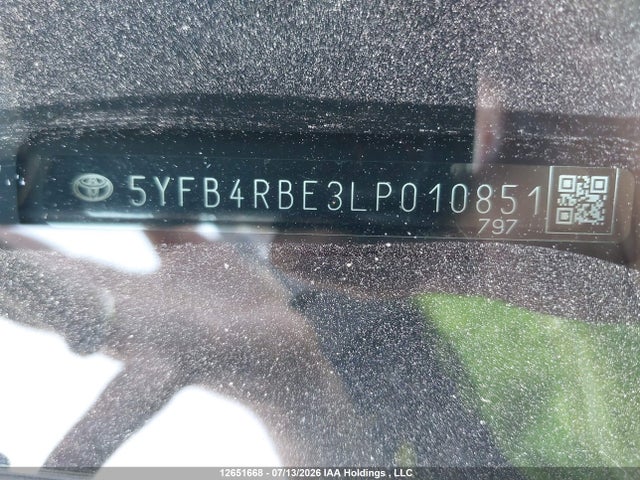 5YFB4RBE3LP010851 Toyota COROLLA SE