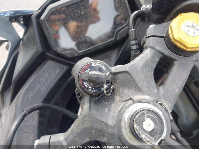 12651674 :رقم المزاد ، ML5ZXCS11SDA41109 vin ، 2025 Kawasaki Zx400 S مزاد بيع