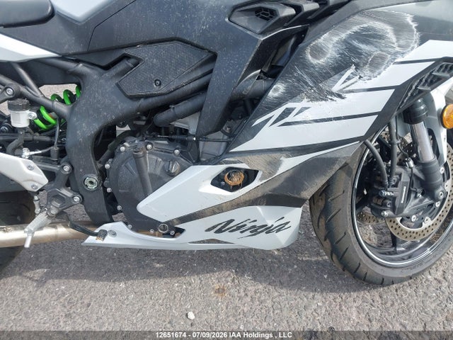 12651674 :رقم المزاد ، ML5ZXCS11SDA41109 vin ، 2025 Kawasaki Zx400 S مزاد بيع