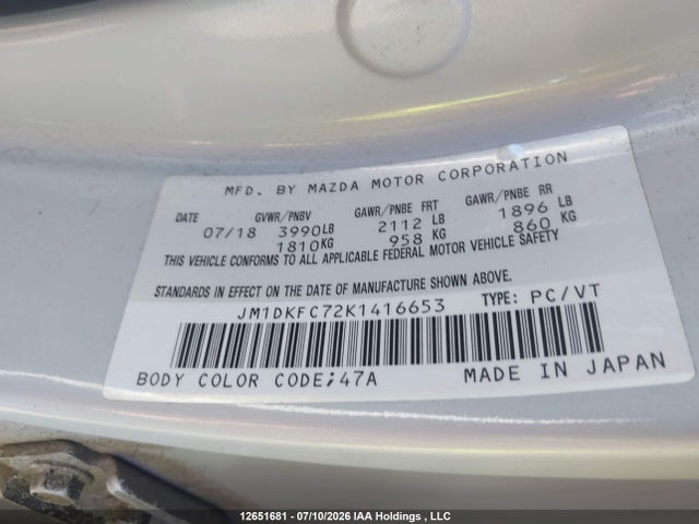 Mazda Cx-3 Gs 2019 JM1DKFC72K1416653 Image 9