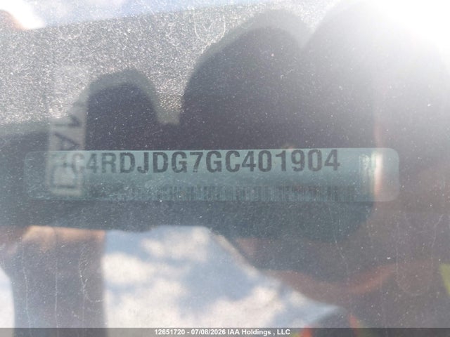 12651720 :رقم المزاد ، 1C4RDJDG7GC401904 vin ، 2016 Dodge Durango Limited مزاد بيع