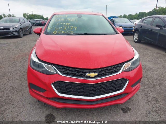 12651721 :رقم المزاد ، 3G1BE5SM1GS602179 vin ، 2016 Chevrolet Cruze مزاد بيع