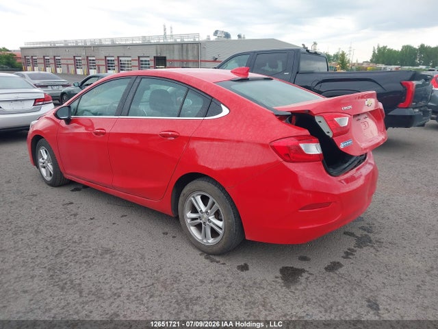 12651721 :رقم المزاد ، 3G1BE5SM1GS602179 vin ، 2016 Chevrolet Cruze مزاد بيع