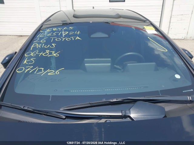 Продаж на аукціоні авто 2026 Toyota Prius Se/xse/xse Premium/night Shade, vin: JTDACACU4T3064836, номер лоту: 12651724