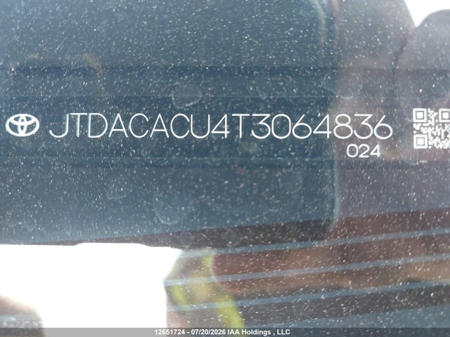 Продаж на аукціоні авто 2026 Toyota Prius Se/xse/xse Premium/night Shade, vin: JTDACACU4T3064836, номер лоту: 12651724