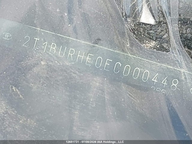 Продаж на аукціоні авто 2014 Toyota Corolla Le, vin: 2T1BURHE0EC000448, номер лоту: 12651731
