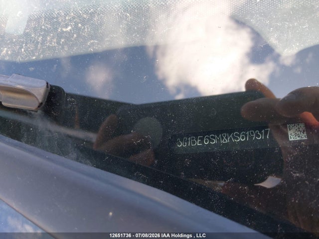3G1BE6SM8KS619317 Chevrolet CRUZE LT