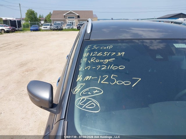 12651739 :رقم المزاد ، 5N1AT2MVXKC721100 vin ، 2019 Nissan Rogue S/sl/sv مزاد بيع