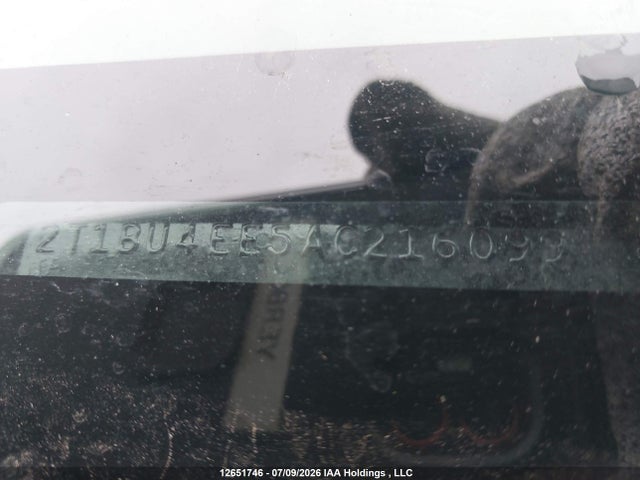 12651746 :رقم المزاد ، 2T1BU4EE5AC216099 vin ، 2010 Toyota Corolla Le مزاد بيع