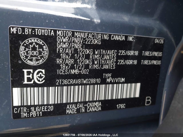 Toyota RAV4 HYBRID 2026 2T36CRAV8TW028810 Image 21