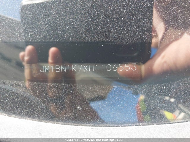 Aukcja sprzedaży 2017 Mazda Mazda3, vin: JM1BN1K7XH1106553, numer aukcji: 12651783