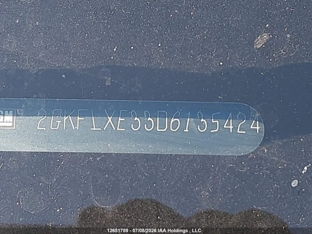 12651789 :رقم المزاد ، 2GKFLXE33D6135424 vin ، 2013 Gmc Terrain Slt مزاد بيع